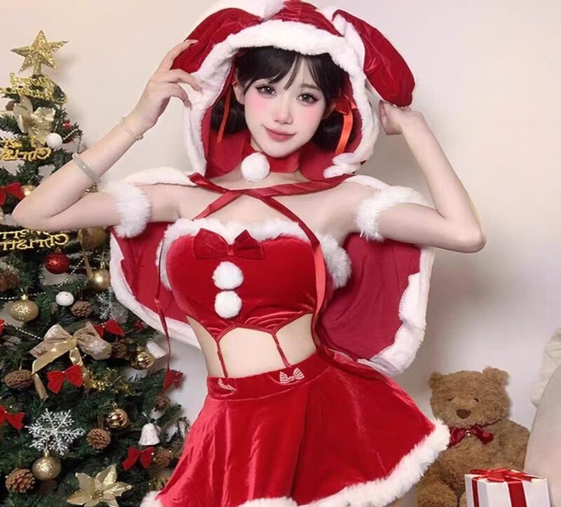 Christmas Santa Velvet Fantasy Costume Set