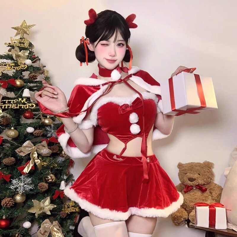 Christmas Santa Velvet Fantasy Costume Set
