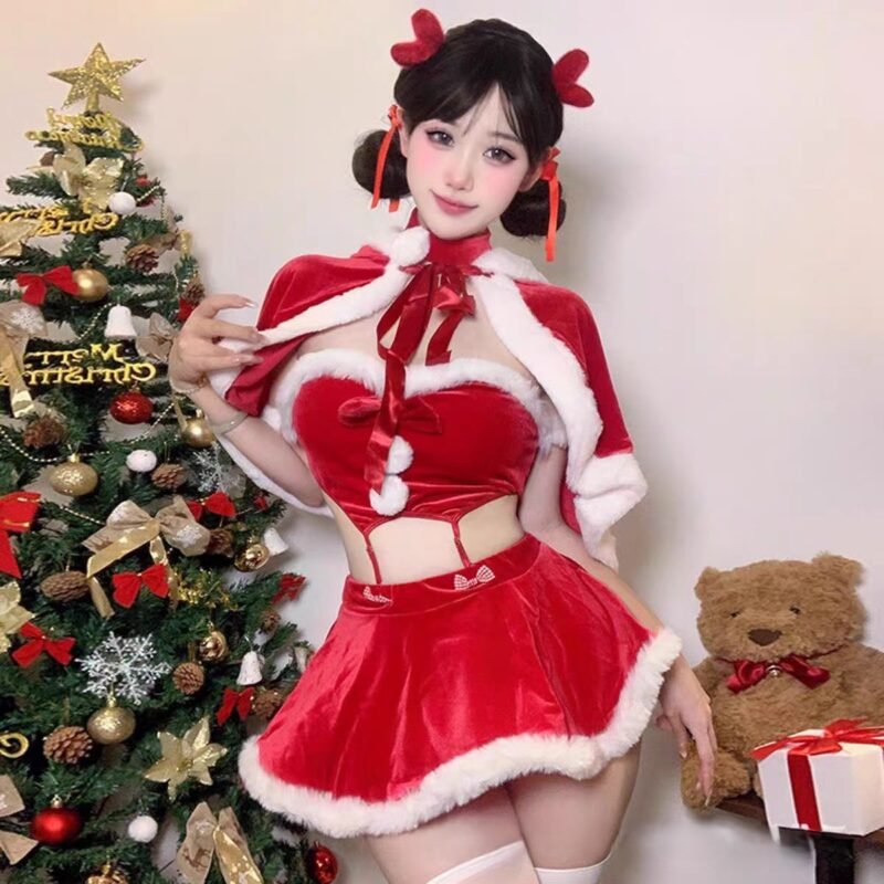Christmas Santa Velvet Fantasy Costume Set