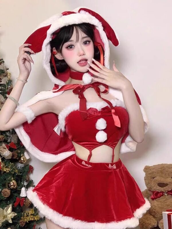 Christmas Santa Velvet Fantasy Costume Set