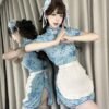 Classic Floral Maid Costume Set