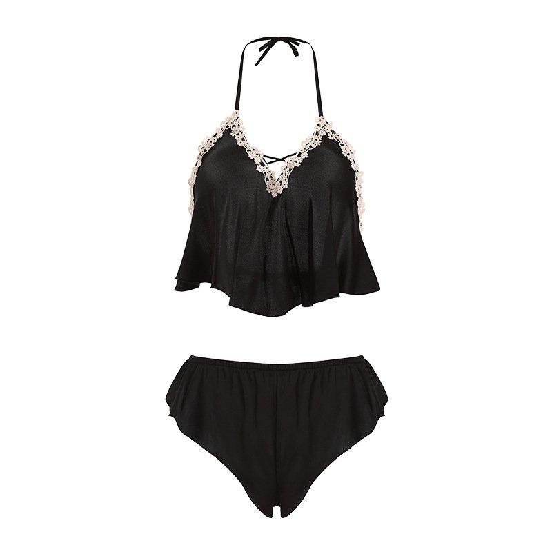 Flirt Edge Halter Cami Set