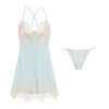 Lace Echo Open-Back Chemise
