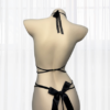 Midnight Ribbon Lace Teddy