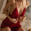 Midnight Slip Lace Chemise