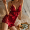 Midnight Slip Lace Chemise