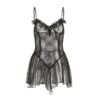 Midnight Veil Lace Babydoll