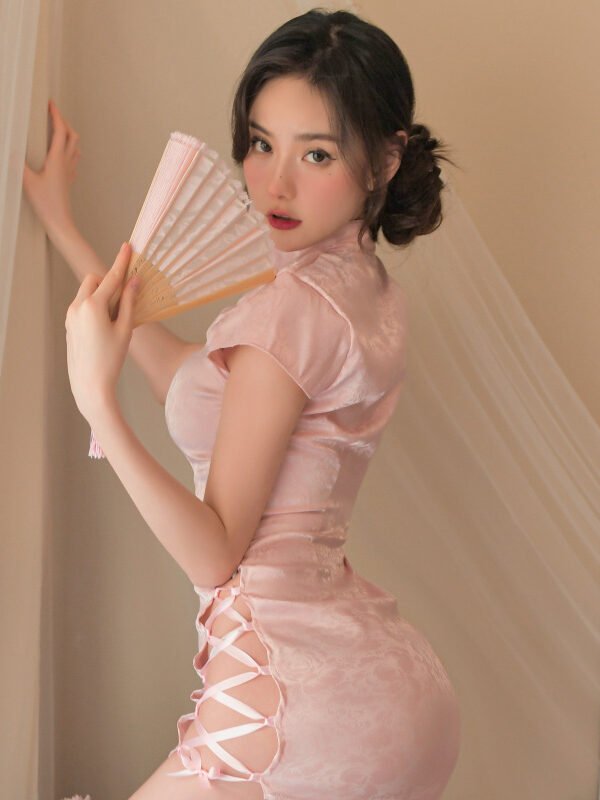 Peony Silk Cheongsam Mini Set