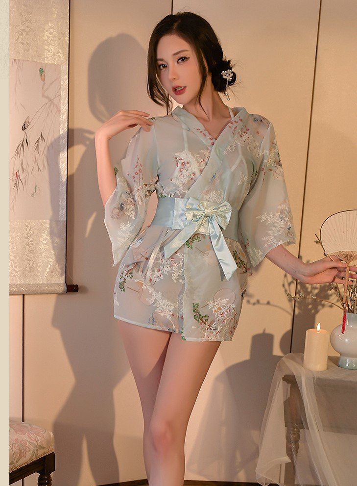 Silk Garden Kimono Maid Set