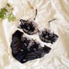 Soft Embroidered Lace Lingerie Set