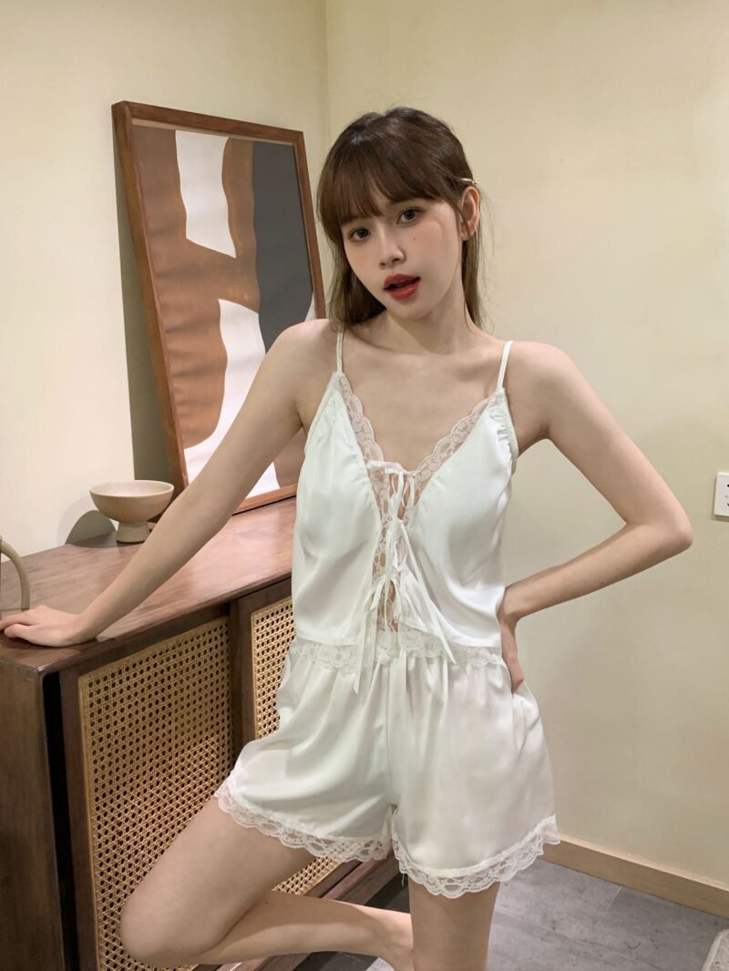 Soft Tie-Front Lounge Cami Set