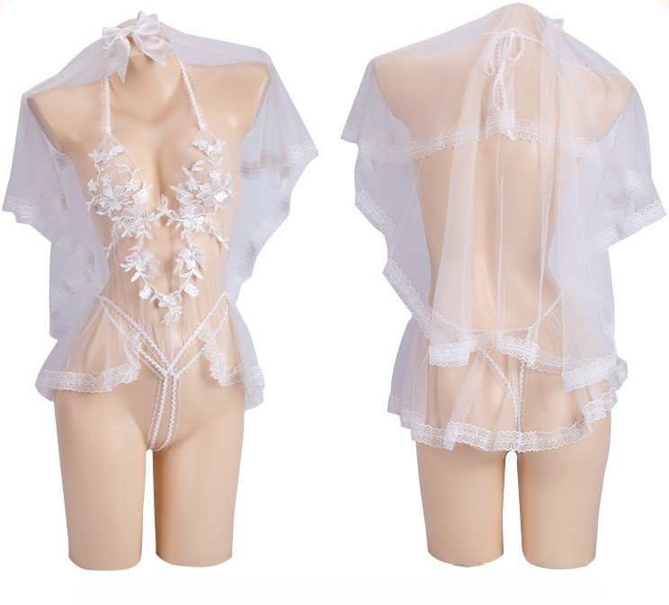 Veil Uniform Fantasy Bodysuit Set