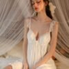 Velvet Hush Backless Babydoll