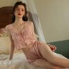 Vintage Lace Trim Cami Set