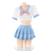 School Uniform Roleplay Set with Tie & Mini Skirt