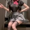 School Uniform Roleplay Set with Tie & Mini Skirt