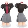 School Uniform Roleplay Set with Tie & Mini Skirt