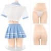 School Uniform Roleplay Set with Tie & Mini Skirt