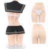 School Uniform Roleplay Set with Tie & Mini Skirt